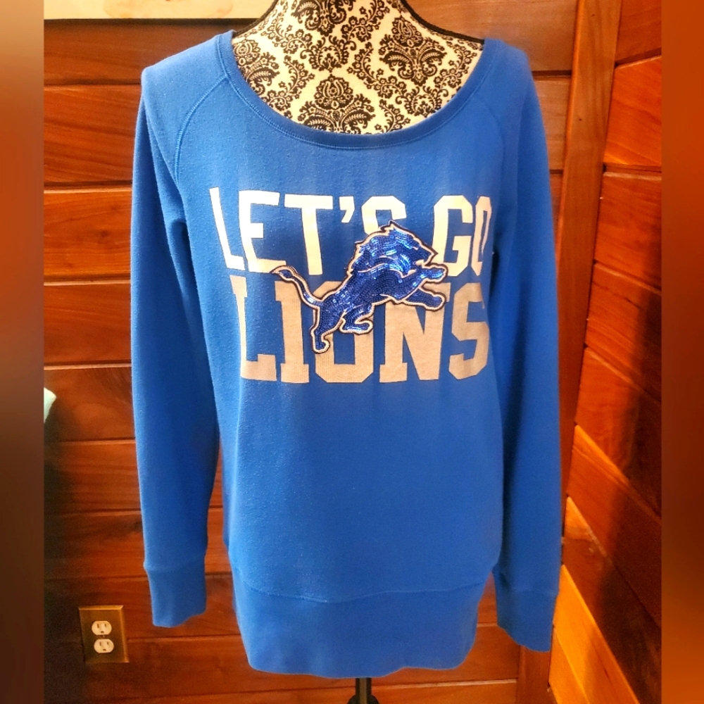 Victoria's Secret Pink Detroit lions NFL sweatshirt Small
